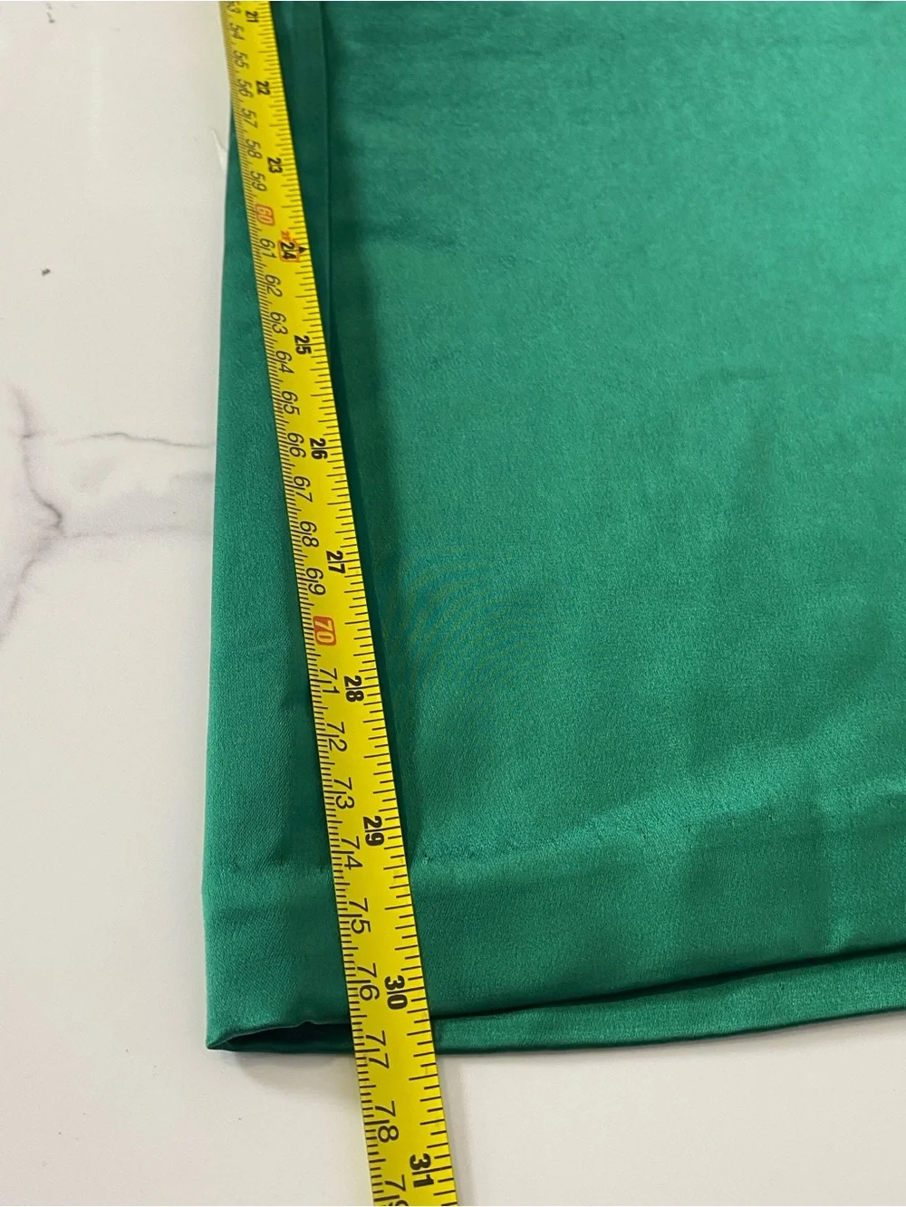 Jason Wu High Rise Wide Leg Flare Emerald Green Satin Pants Trousers Size 4